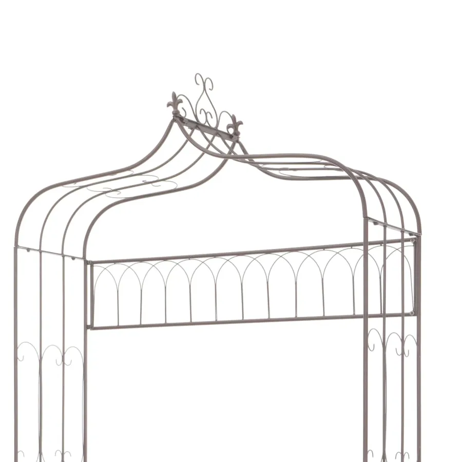 Banc de jardin 122 cm Fer Marron antique - 4