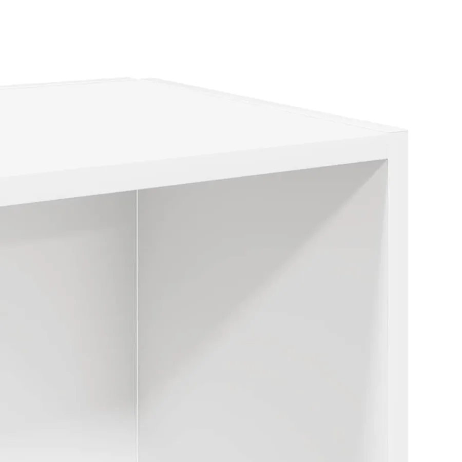 Table d'appoint Blanc 33x33x34,5 cm Aggloméré - 8