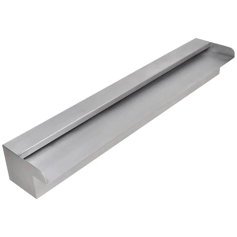 Lame d'eau rectangulaire 60 cm Acier inoxydable pour piscine - 2