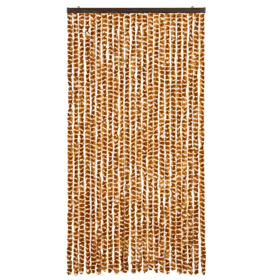 Moustiquaire Ocre et blanc 100x220 cm Chenille - 3