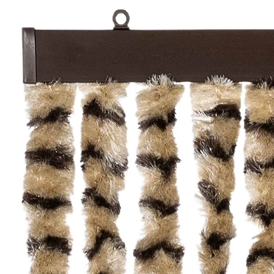 Moustiquaire Beige et marron 100x220 cm Chenille - 4