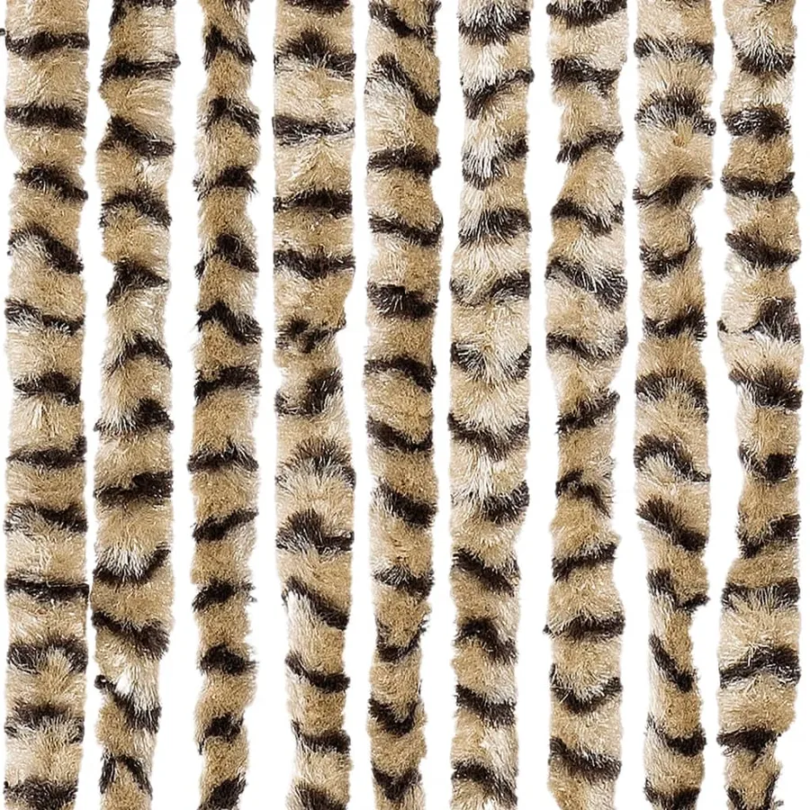 Moustiquaire Beige et marron 100x220 cm Chenille - 6