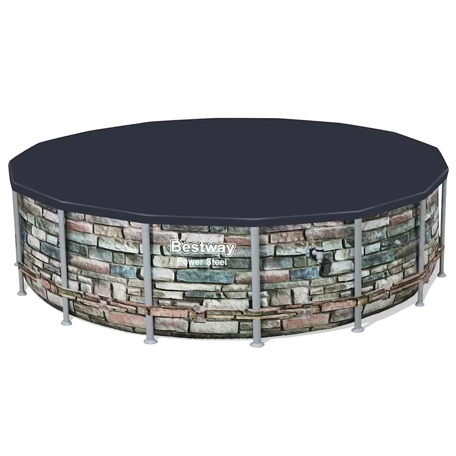 Bestway Couverture de piscine Flowclear 488 cm - 3