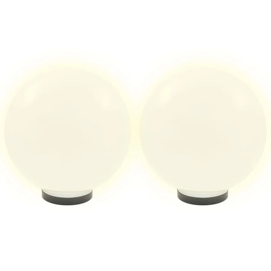 Lampe à LED sous forme de boule 2 pcs Sphérique 30 cm PMMA - 3