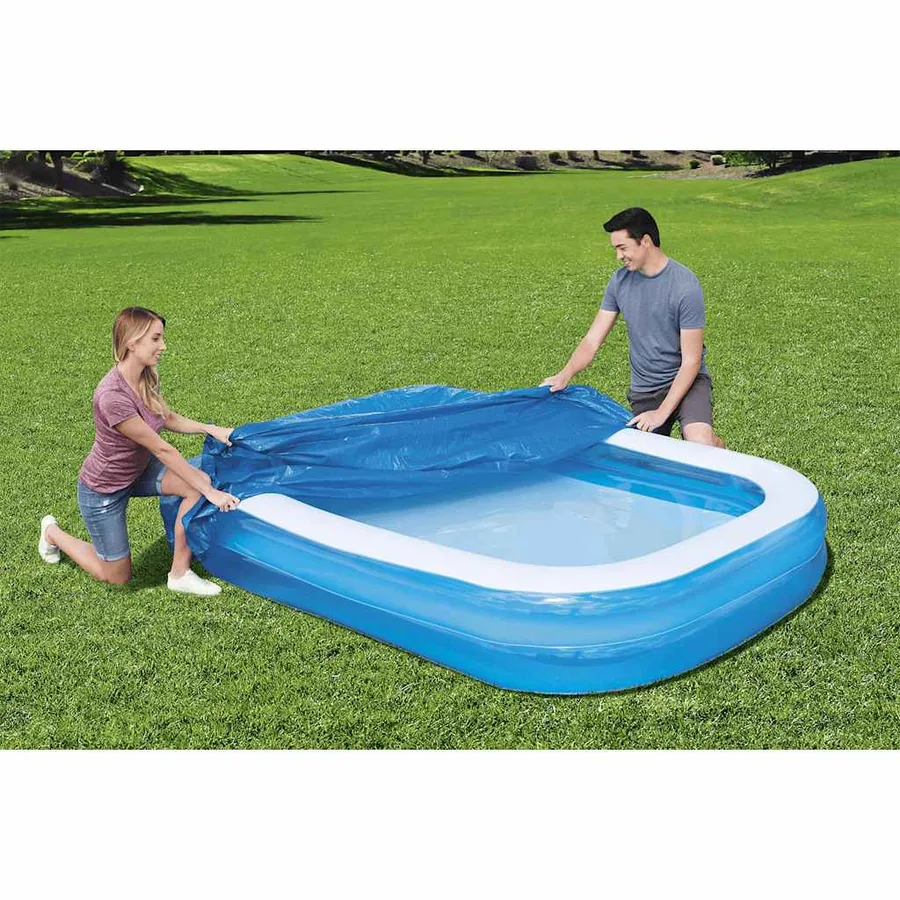 Bestway Couverture de piscine Flowclear 262x175x51 cm - 3