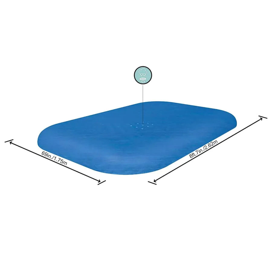 Bestway Couverture de piscine Flowclear 262x175x51 cm - 7