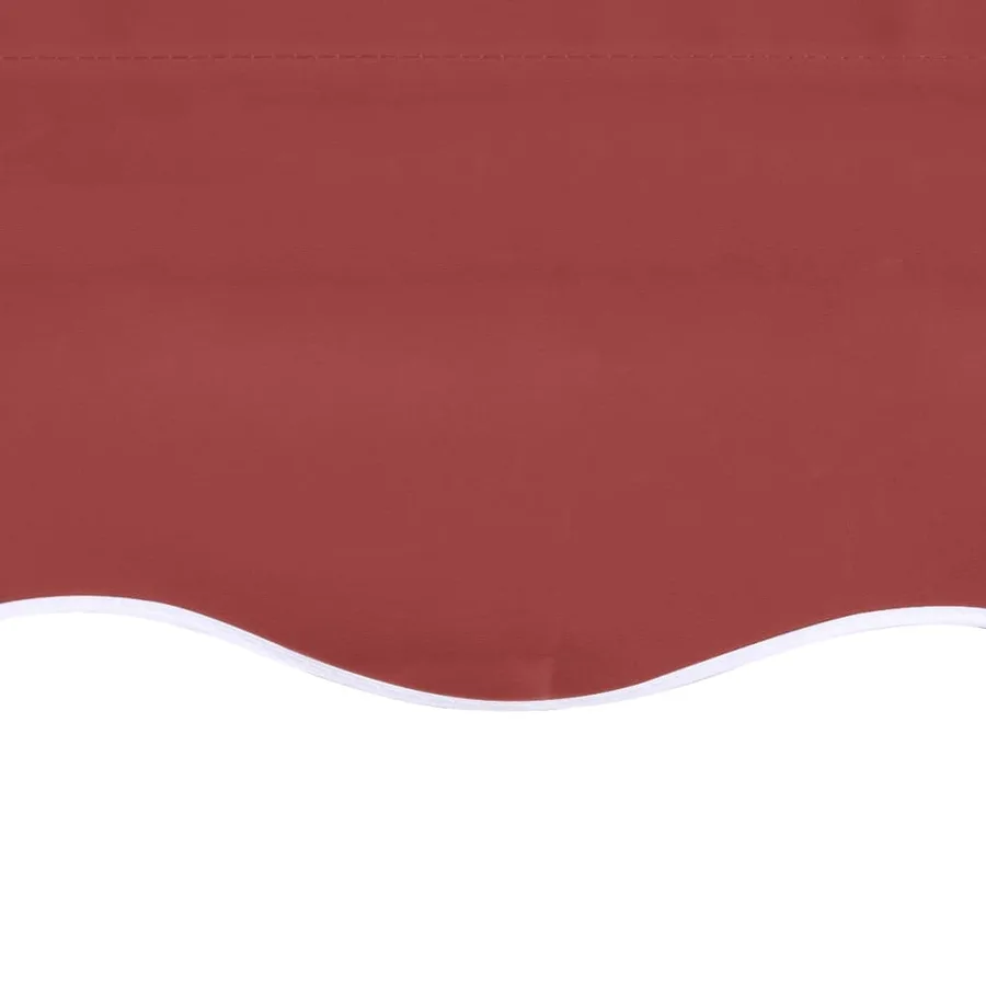Tissu de remplacement pour auvent bordeaux rouge 3x2,5 m polyester - 5