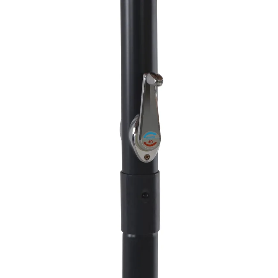 Parasol de jardin avec base portable taupe - 5