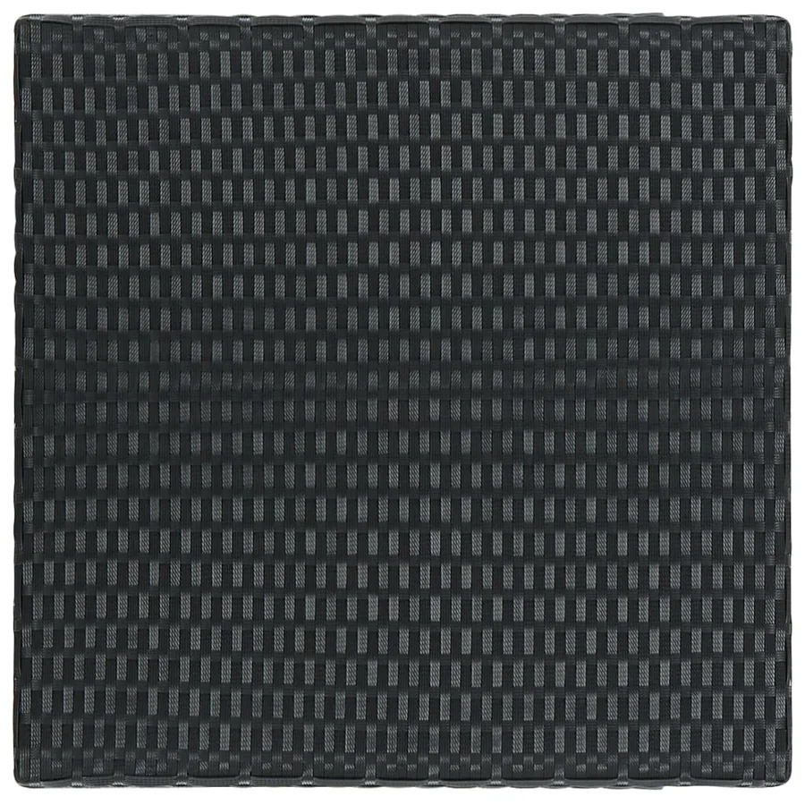Ensemble de bar de jardin 5 pcs et coussins Résine tressée Noir - 10