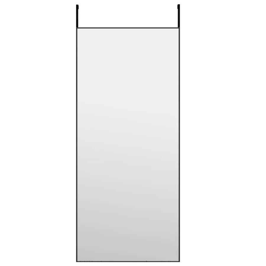 Miroir de porte Noir 40x100 cm Verre et aluminium - 2