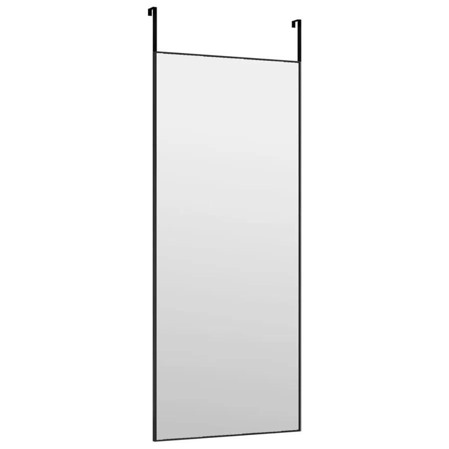 Miroir de porte Noir 40x100 cm Verre et aluminium - 3