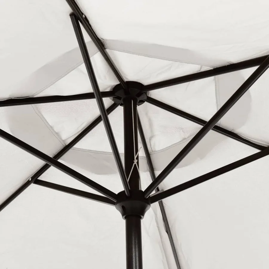 Parasol Blanc sable 200x224 cm Aluminium - 5