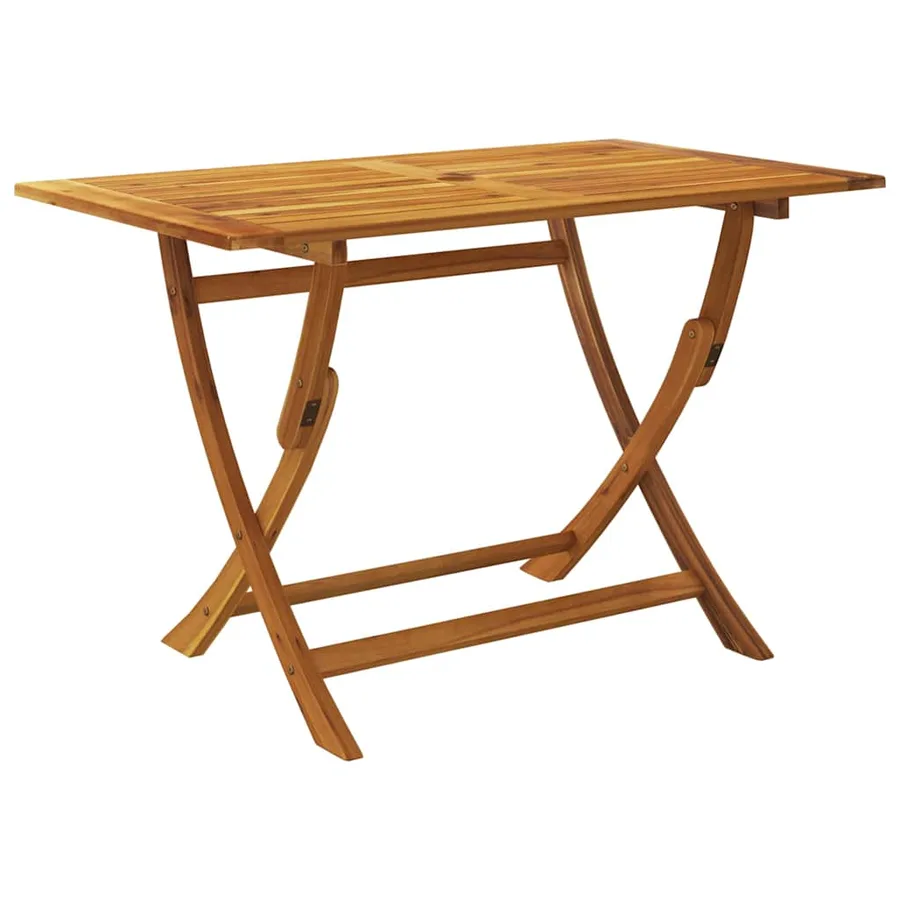 Ensemble à manger de jardin pliable 7 pcs bois d'acacia solide - 5