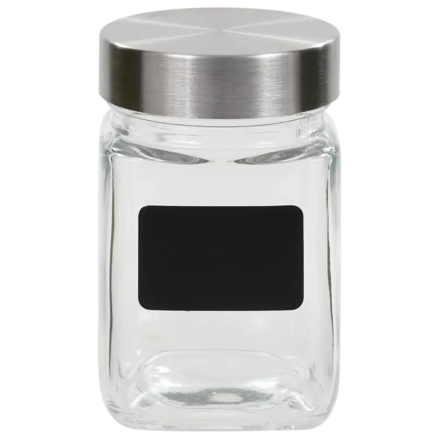 Pots de conservation avec autocollant 12 pcs 300 ml - 2