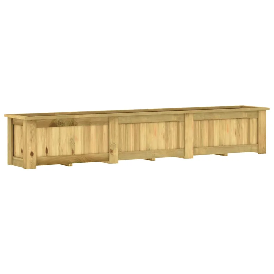 Jardinière surélevée 291x50x50 cm Bois de pin imprégné - 7