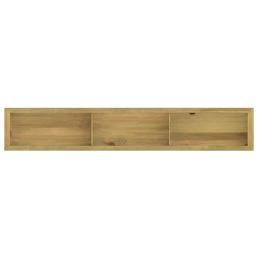 Jardinière surélevée 291x50x50 cm Bois de pin imprégné - 8