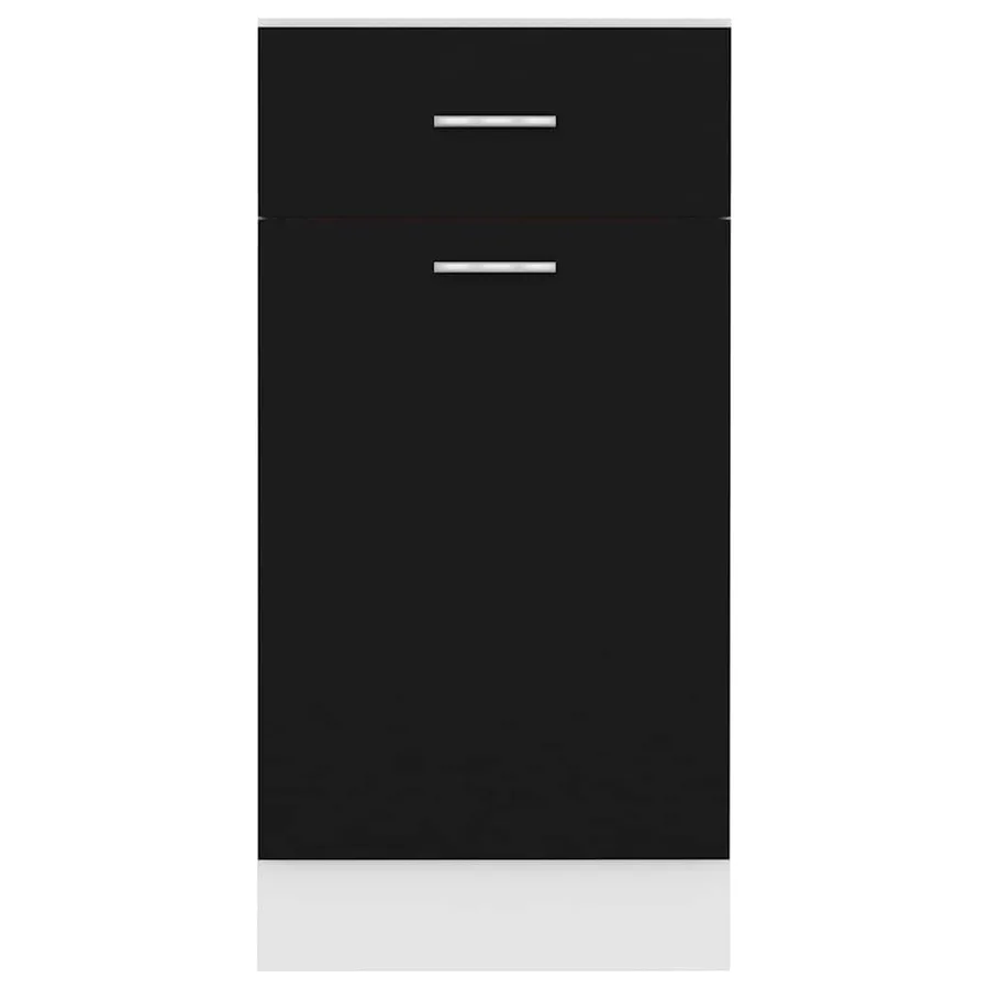 Armoire à tiroirs "Lyon" Noir 40 x 46 x 81,5 cm Bois d'ingénierie - 7