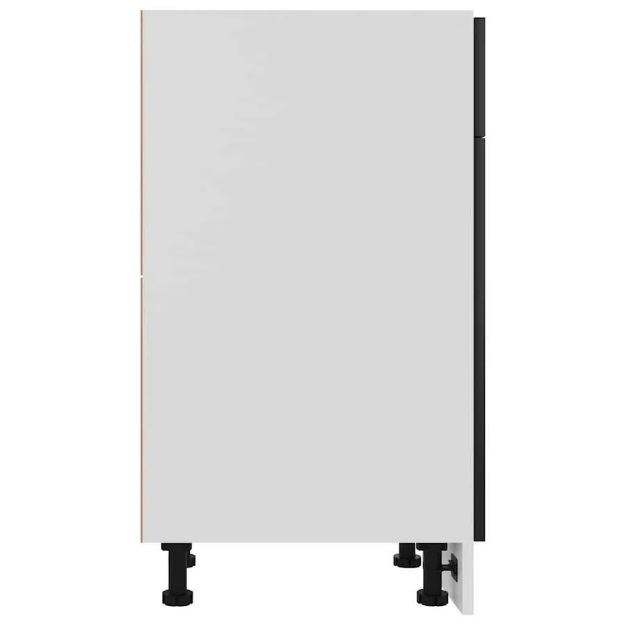 Armoire à tiroirs "Lyon" Noir 40 x 46 x 81,5 cm Bois d'ingénierie - 8