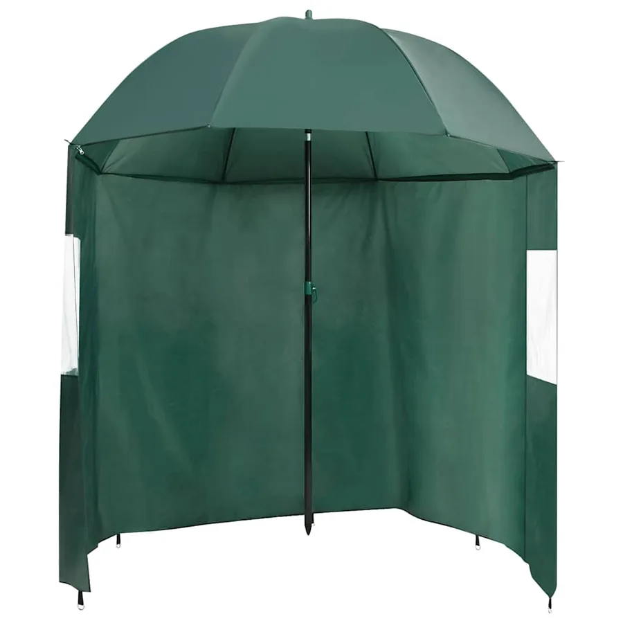 Parapluie de pêche Vert 220x185 cm - 2