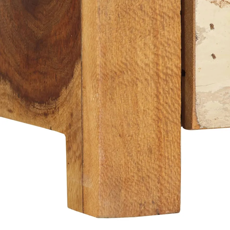 Meuble TV 110x30x40 cm Bois de récupération massif - 6