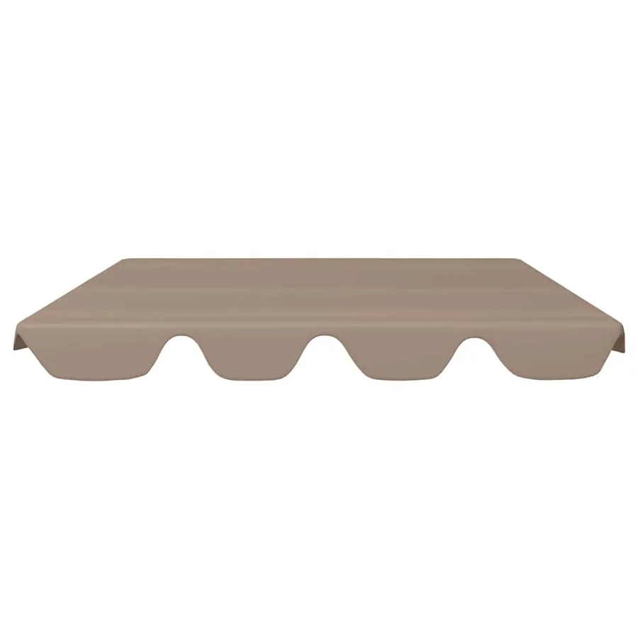 Toit de rechange de balançoire taupe 188/168x145/110 cm - 3