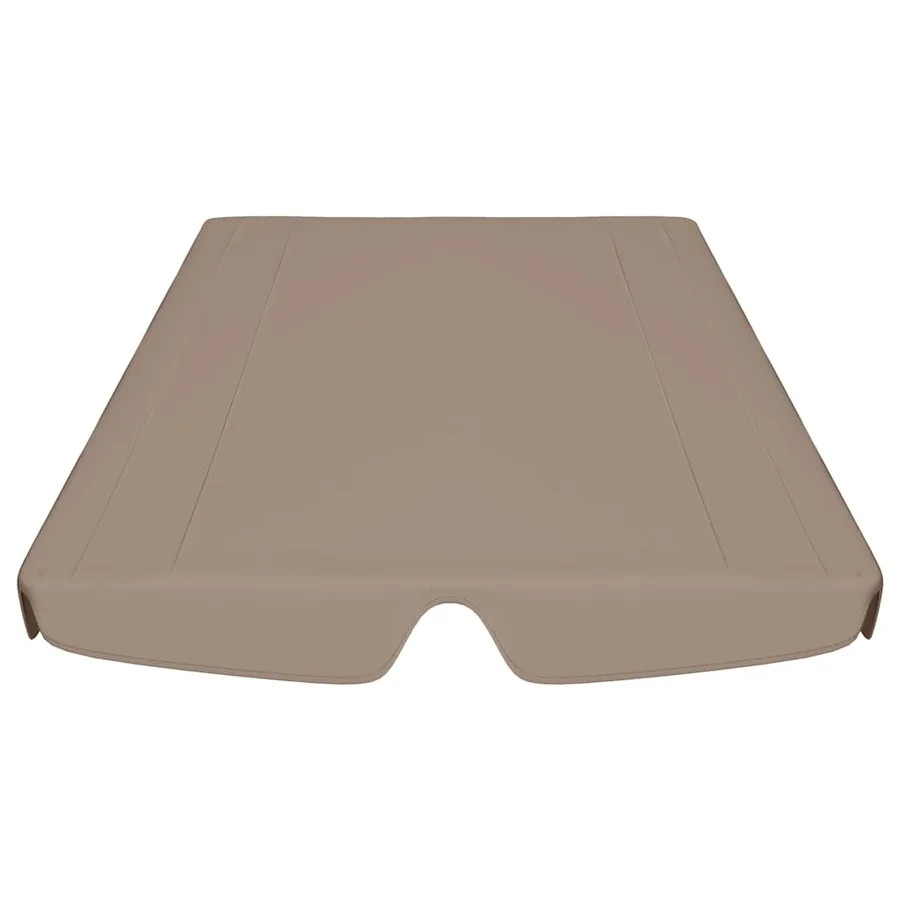 Toit de rechange de balançoire taupe 188/168x145/110 cm - 4