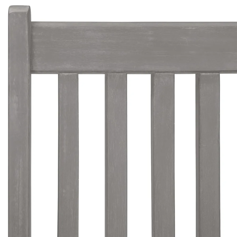 Chaises inclinables de jardin et coussins lot de 8 Gris Acacia - 14