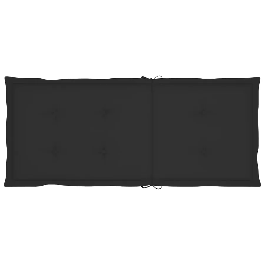 Chaises inclinables de jardin et coussins lot de 8 Gris Acacia - 15