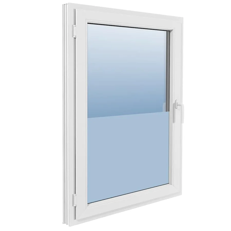 Film pour fenêtre dépoli gris 0,9x5 m PVC - 4
