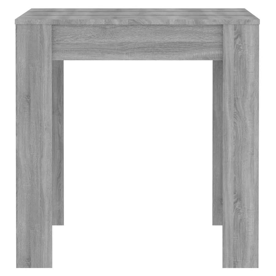 Table à dîner Sonoma gris 140x74,5x76 cm Bois d'ingénierie - 4