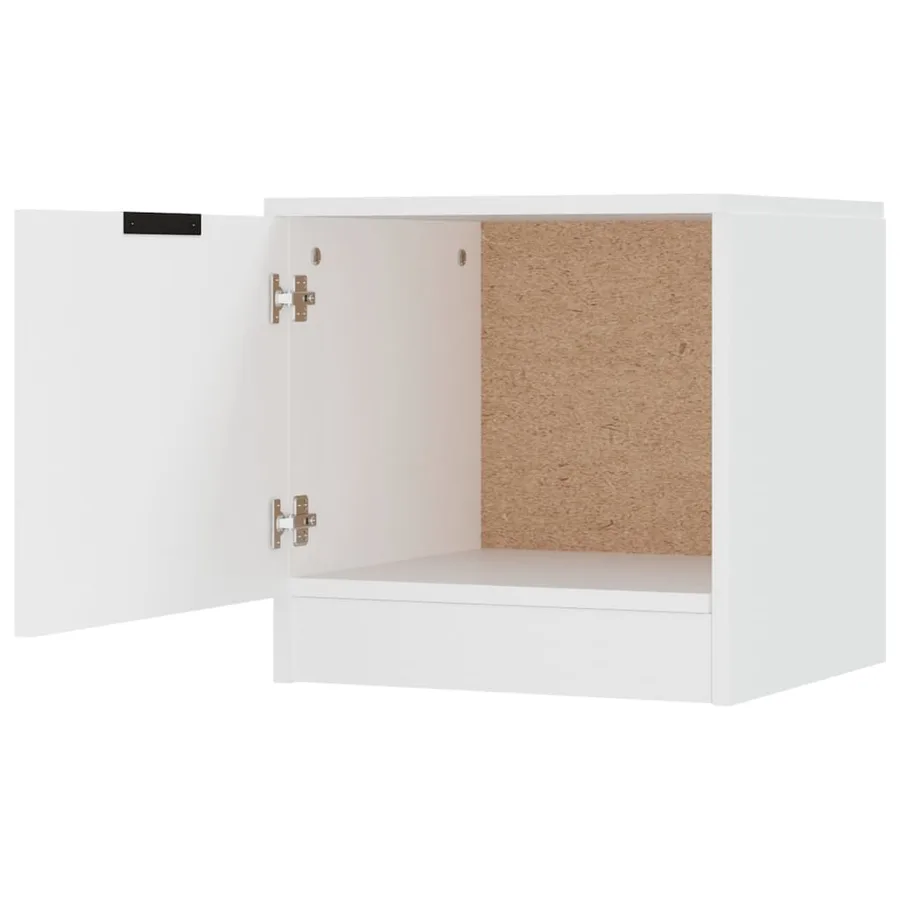 Tables de chevet 2 pcs Blanc 40x39x40 cm - 7