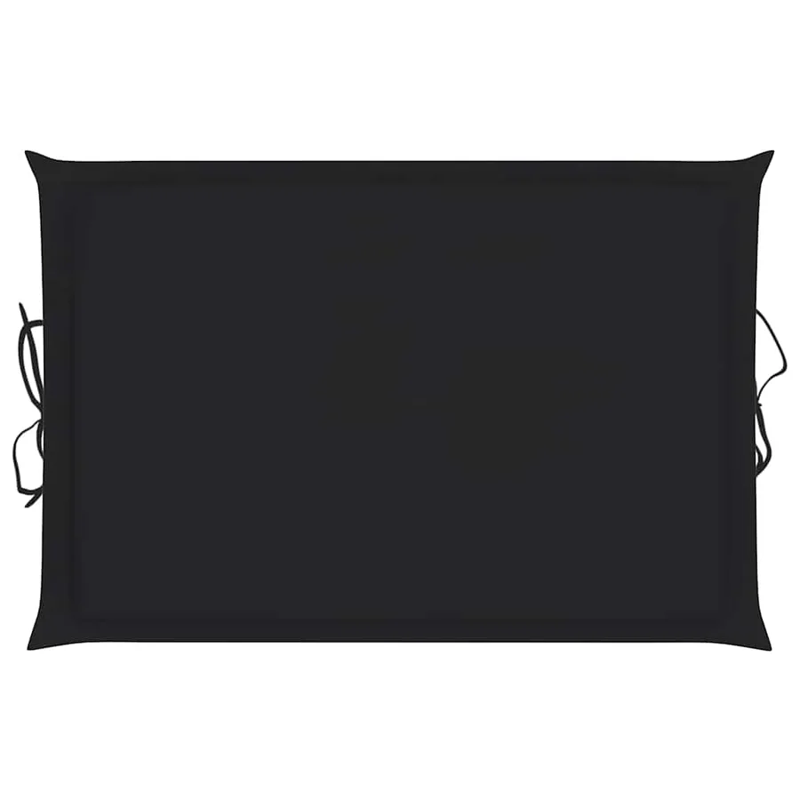 Chaise longue à bascule avec coussin Bois de teck solide - 17