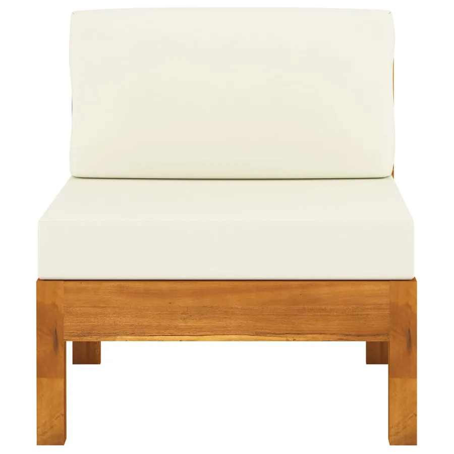Salon de jardin 8 pièces avec coussins 100 x 60 cm Bois d'acacia - 15
