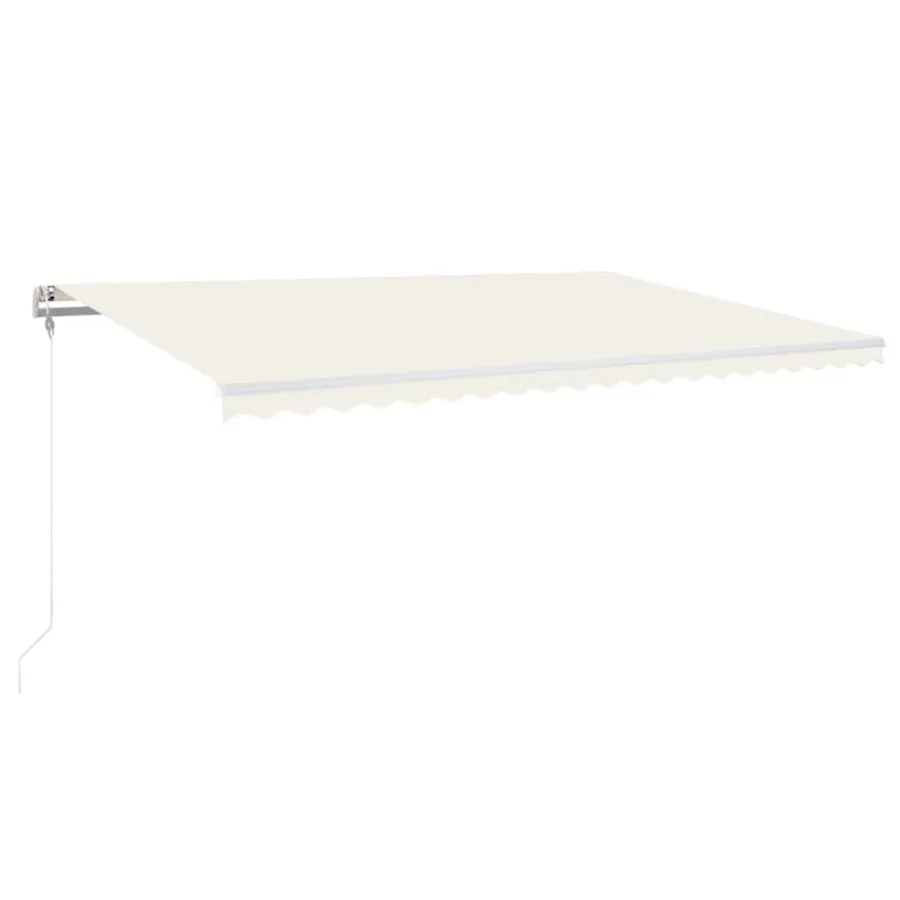 Auvent rétractable automatique 500x300 cm Crème - 2