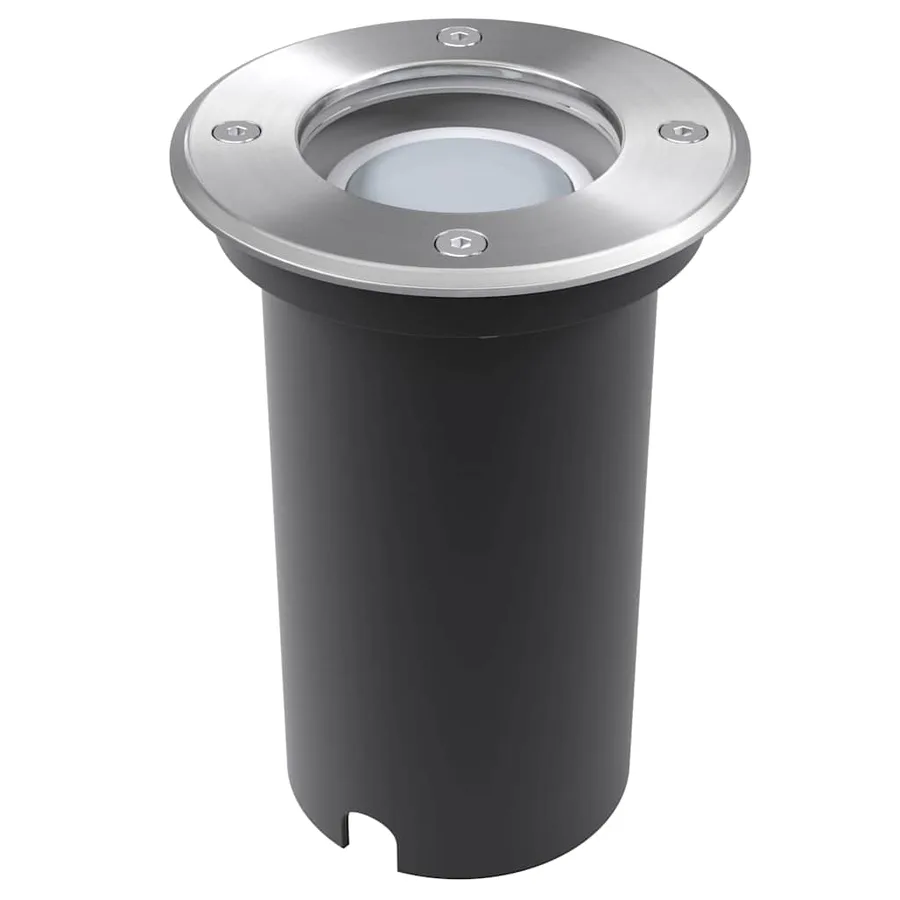 Lampes au sol à LED d'extérieur 3 pcs rond - 4