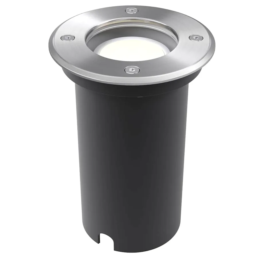 Lampes au sol à LED d'extérieur 3 pcs rond - 5