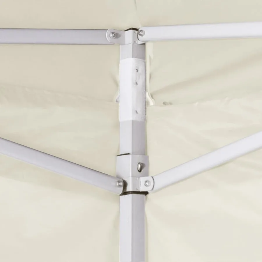 Tente pliable avec 4 parois Crème 3 x 3 m - 4