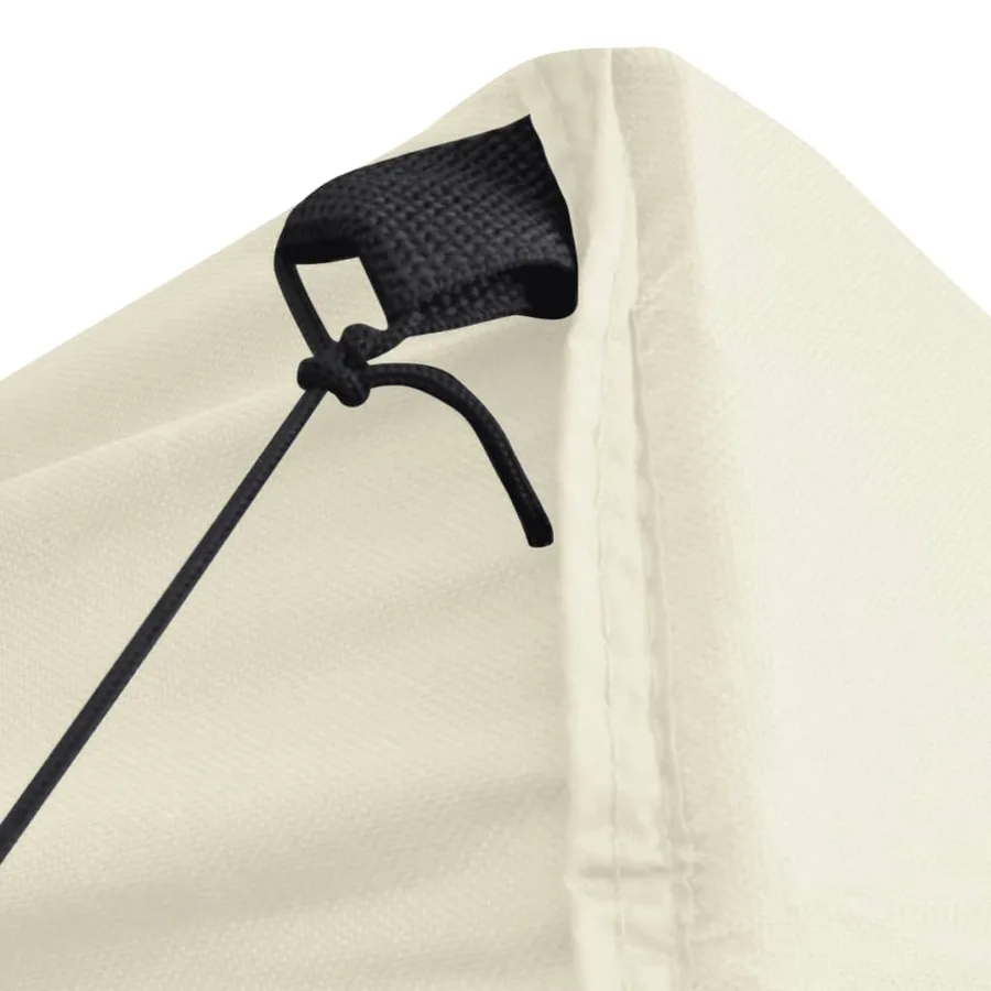 Tente pliable avec 4 parois Crème 3 x 3 m - 5