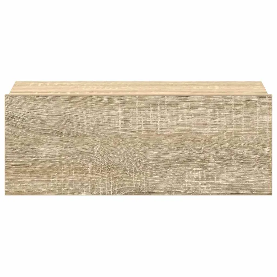 Table de chevet flottante Chêne sonoma Bois d'ingénierie - 6