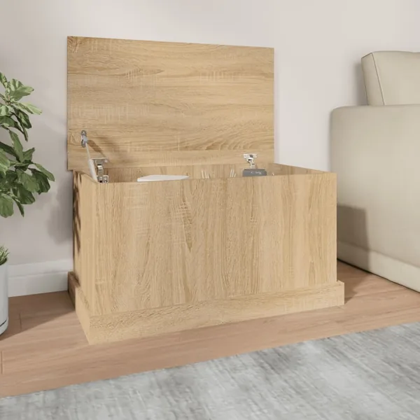 Coffre de rangement Chêne Sonoma 70 x 40 x 38 cm Bois d'ingénierie