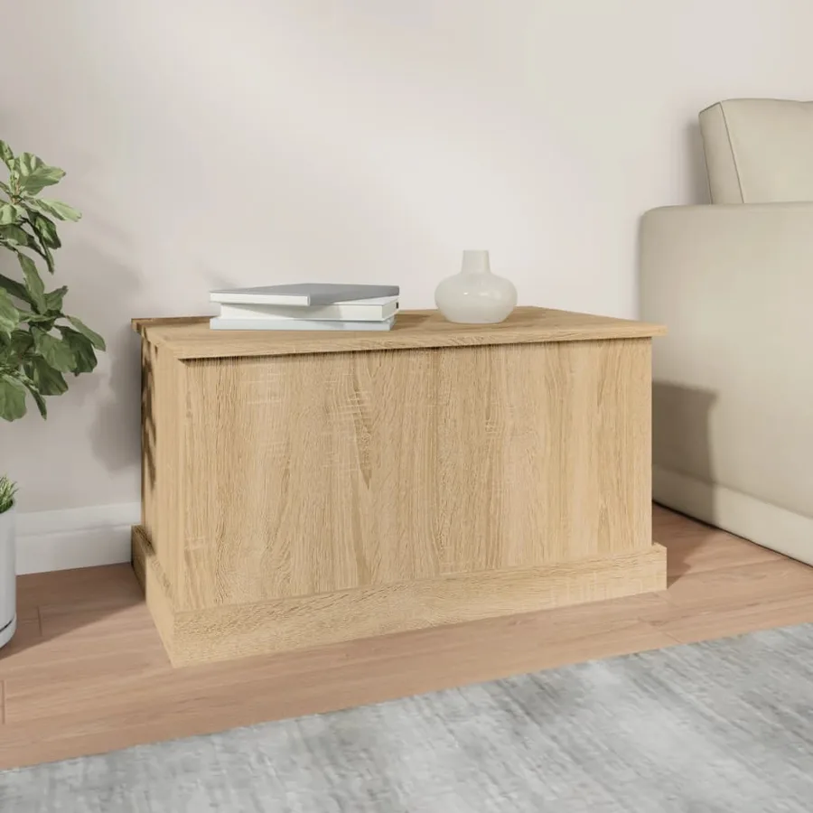 Coffre de rangement Chêne Sonoma 70 x 40 x 38 cm Bois d'ingénierie - 3