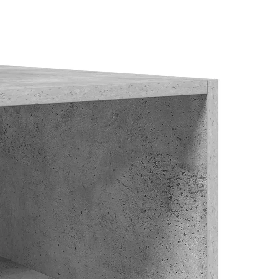 Garde-robe Gris cement 100 x 50 x 200 cm Aggloméré - 7