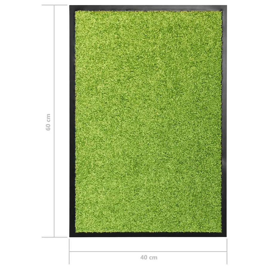 Paillasson lavable Vert 40x60 cm - 6