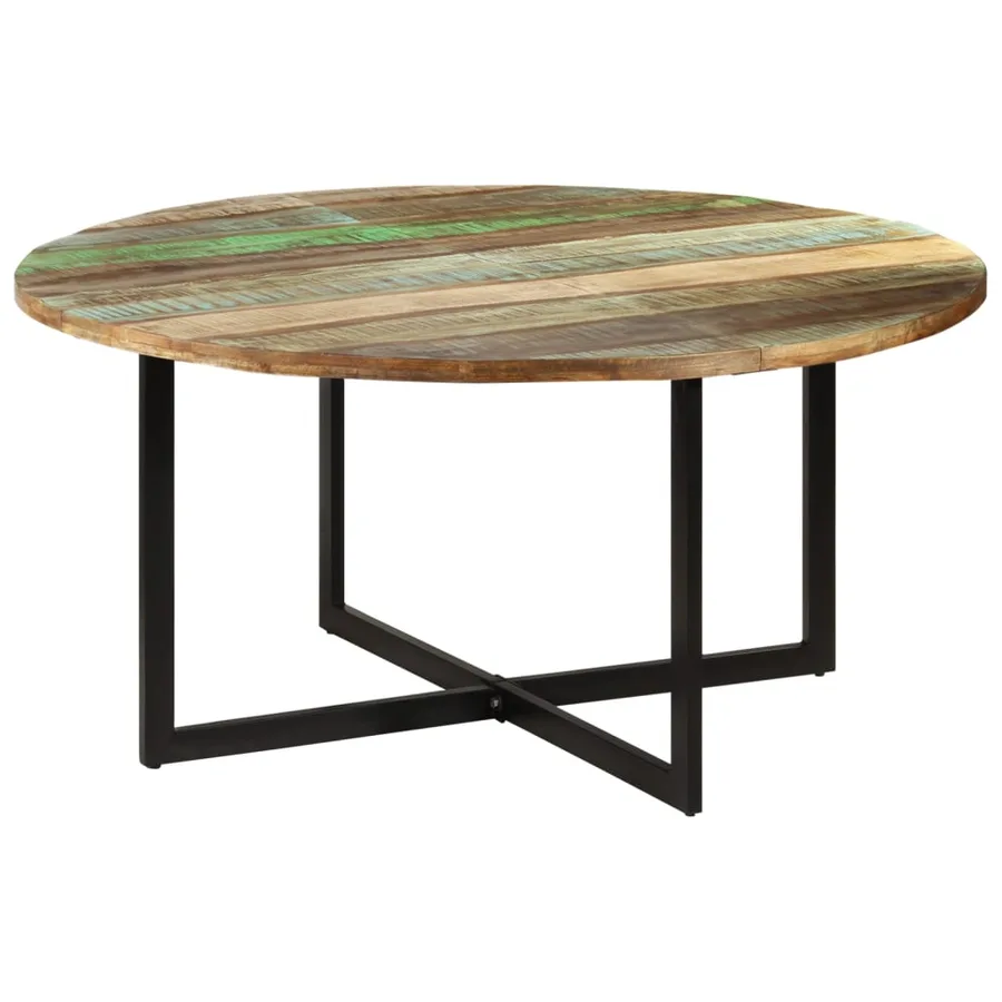 Table à manger 150x75 cm Bois massif de récupération - 11