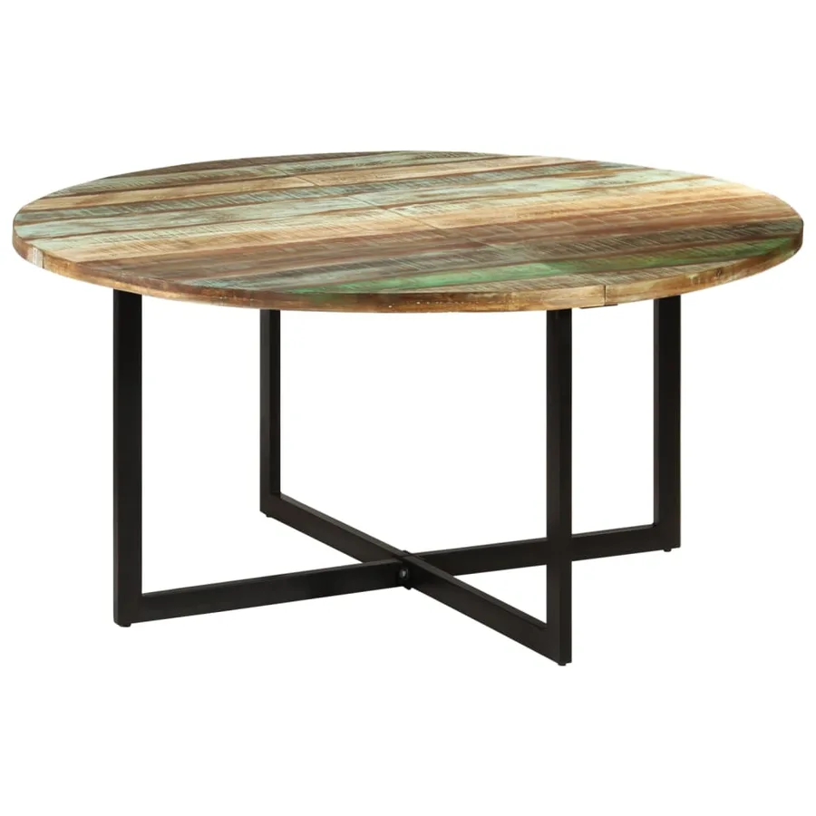 Table à manger 150x75 cm Bois massif de récupération - 12