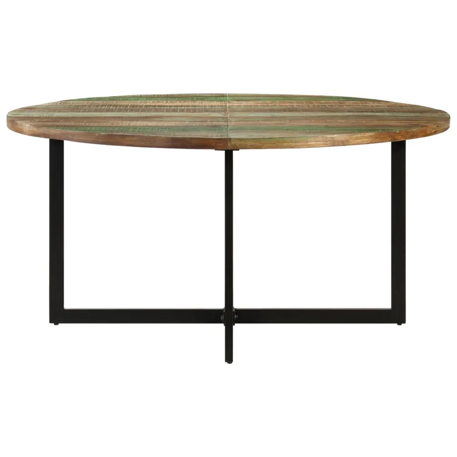 Table à manger 150x75 cm Bois massif de récupération - 2