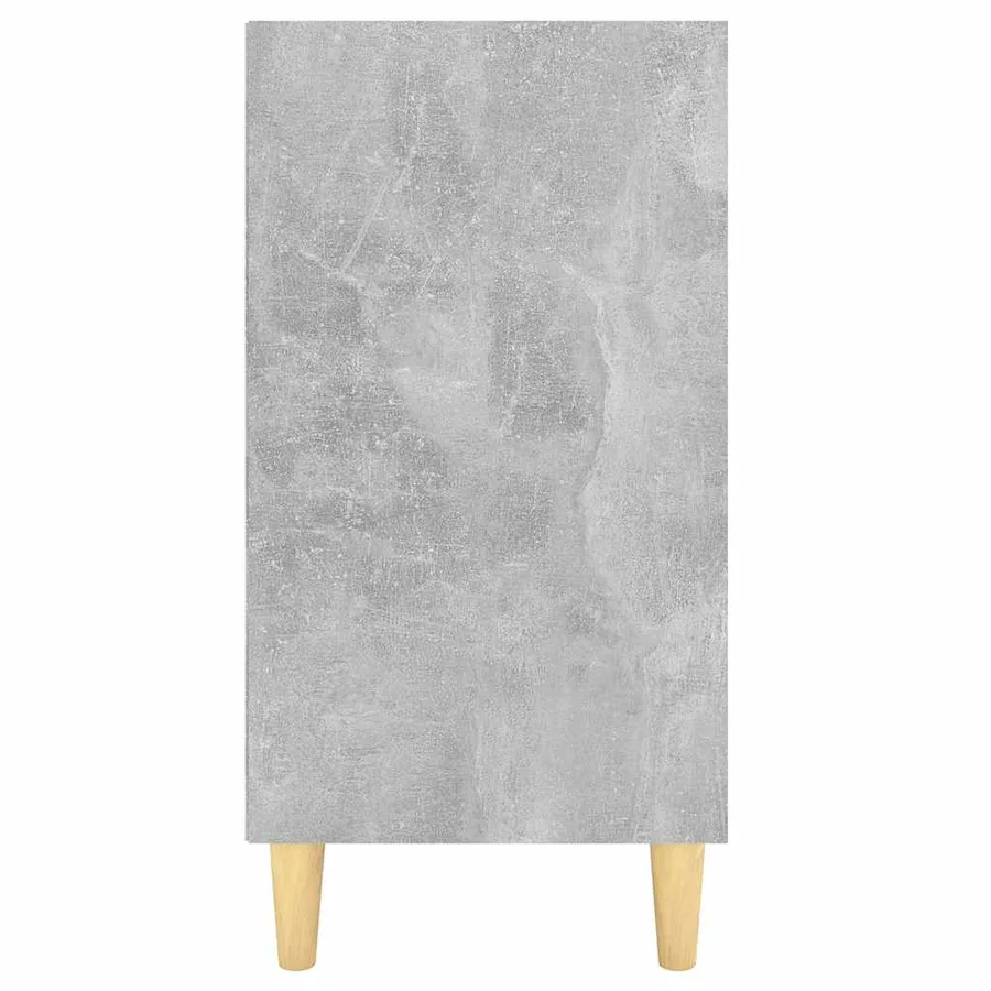Buffet gris béton 103,5x35x70 cm bois d'ingénierie - 5