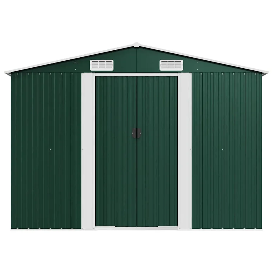 Abri de jardin Vert 257x779x181 cm Acier galvanisé - 5