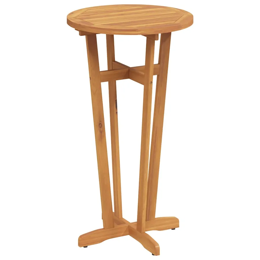 Table de bar de jardin Ø60x105 cm Bois d'acacia solide - 2