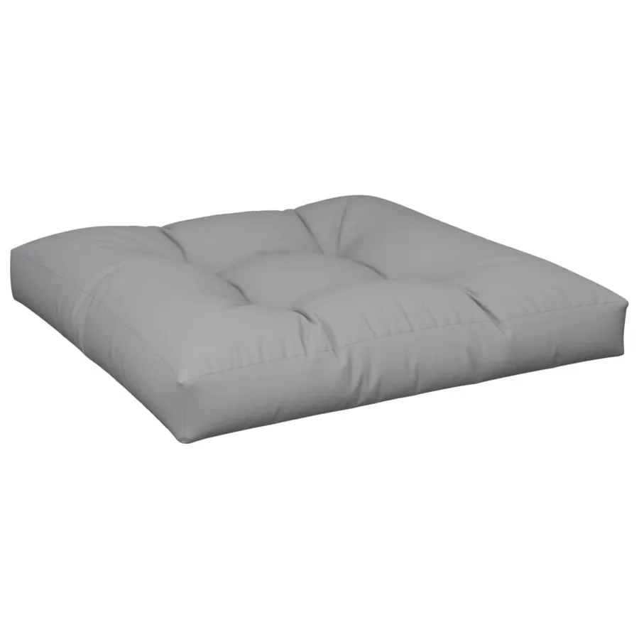 Coussins de palette lot de 2 gris tissu - 4